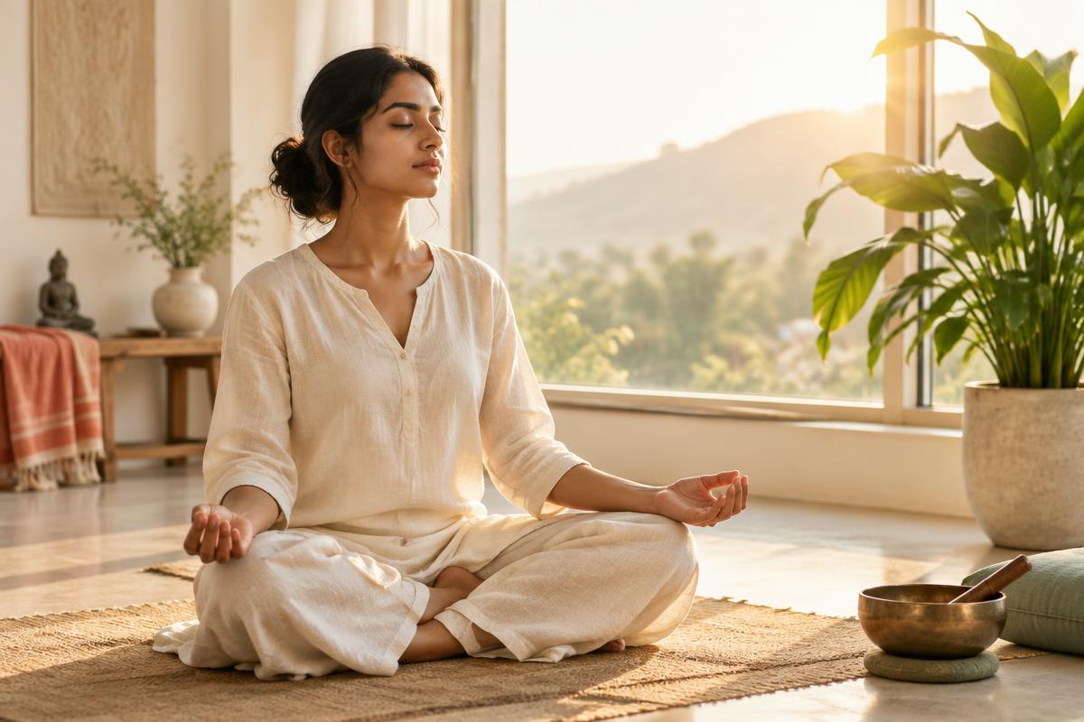 A calm guided meditation practice